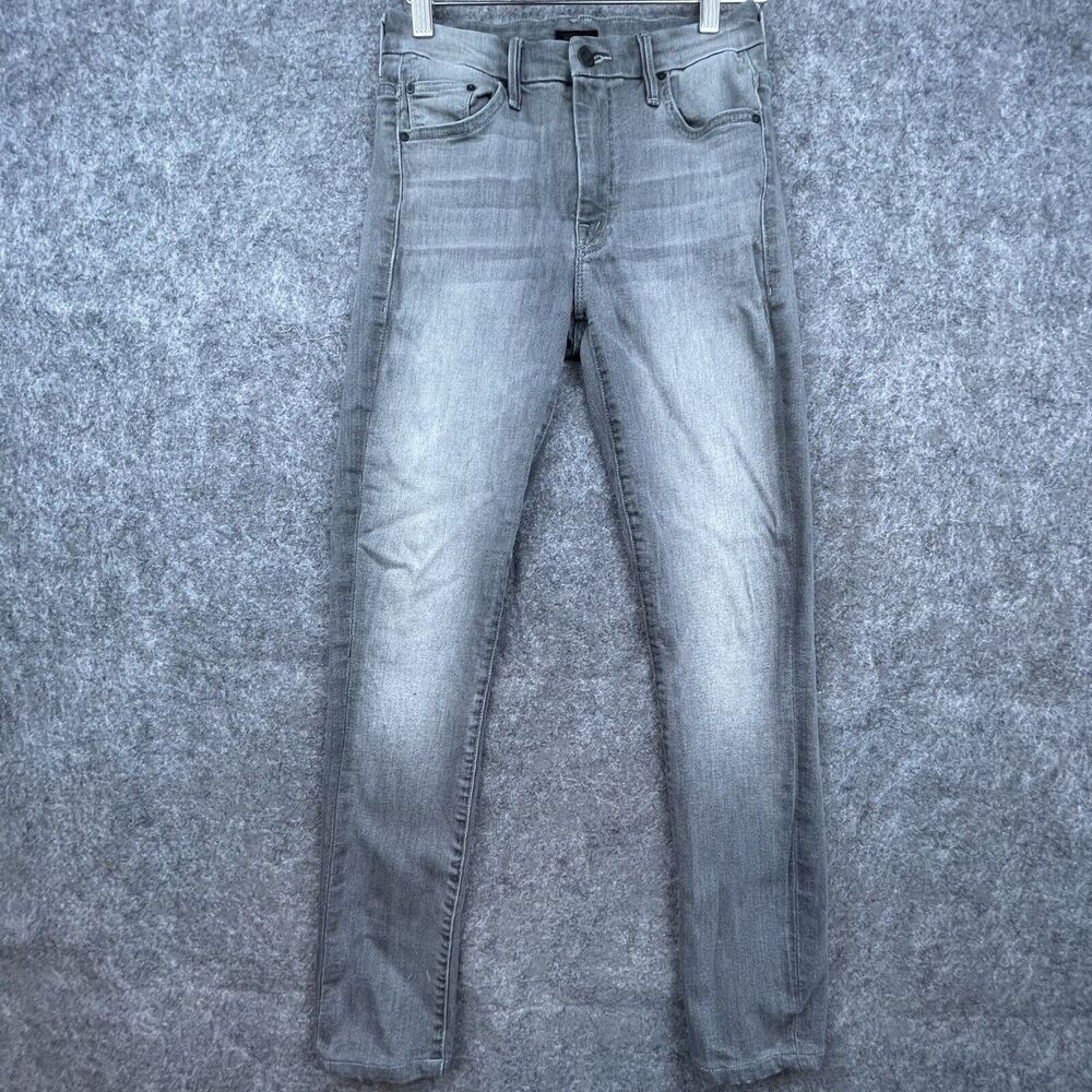 Mother Jeans Womens‎ 24 High Waisted Looker Supermoon Grey USA Slim Skinny